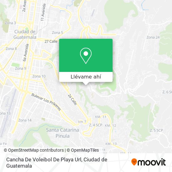 Mapa de Cancha De Voleibol De Playa Url