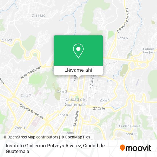 Mapa de Instituto Guillermo Putzeys Álvarez