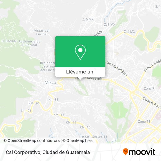 Mapa de Csi Corporativo