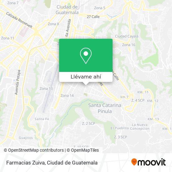 Mapa de Farmacias Zuiva