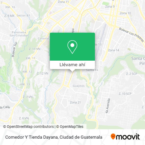 Mapa de Comedor Y Tienda Dayana