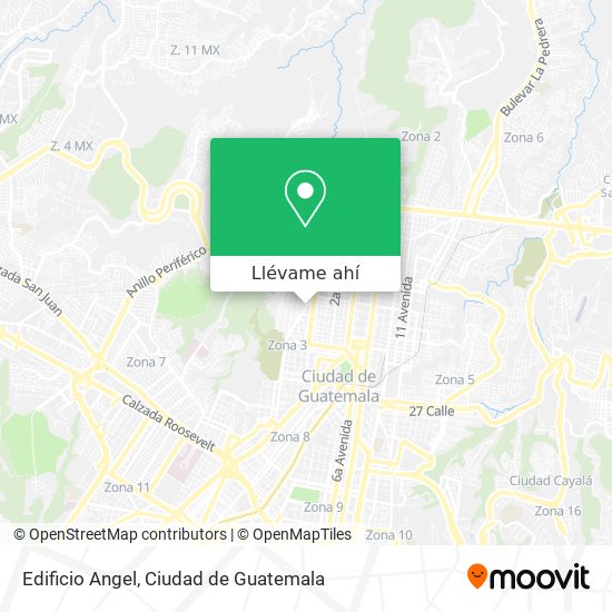 Mapa de Edificio Angel