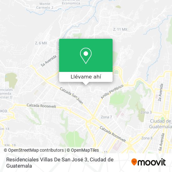 Mapa de Residenciales Villas De San José 3