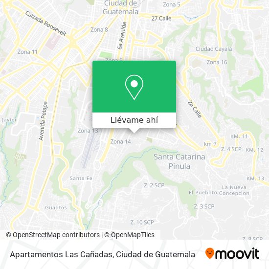 Mapa de Apartamentos Las Cañadas