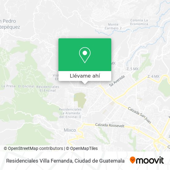 Mapa de Residenciales Villa Fernanda