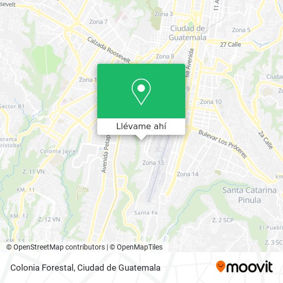 Mapa de Colonia Forestal