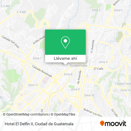 Mapa de Hotel El Delfin II