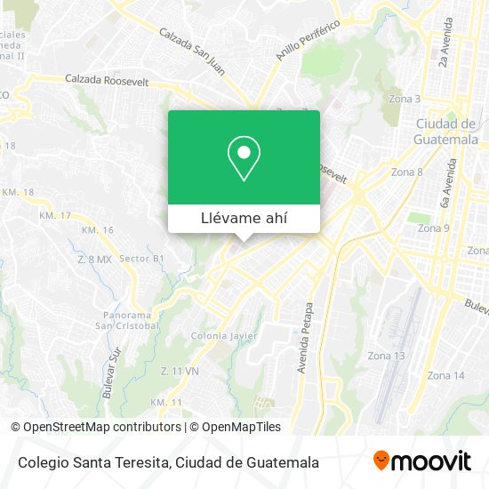 Mapa de Colegio Santa Teresita