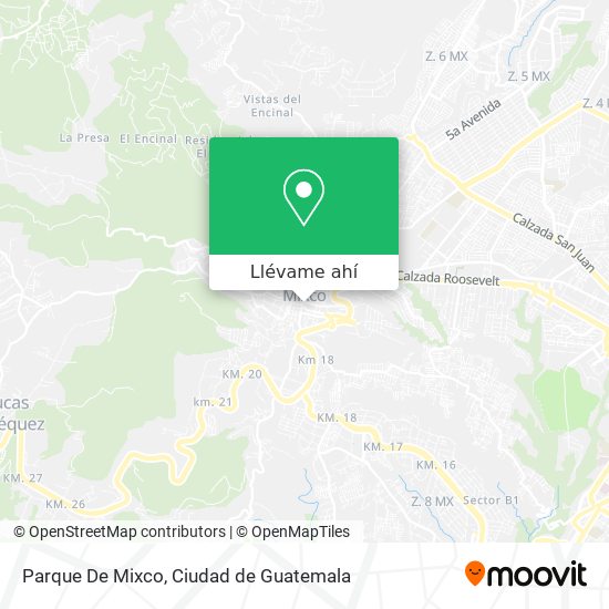 Mapa de Parque De Mixco