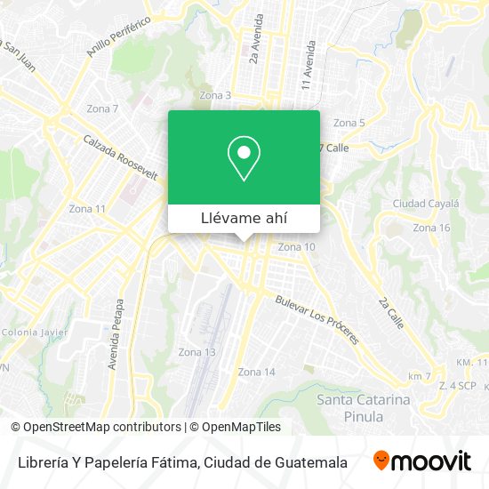 Mapa de Librería Y Papelería Fátima