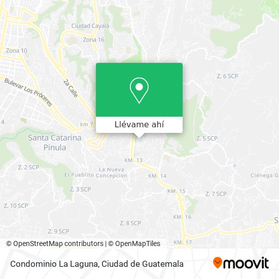 Mapa de Condominio La Laguna