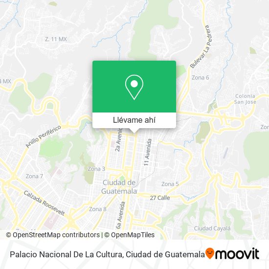 Mapa de Palacio Nacional De La Cultura