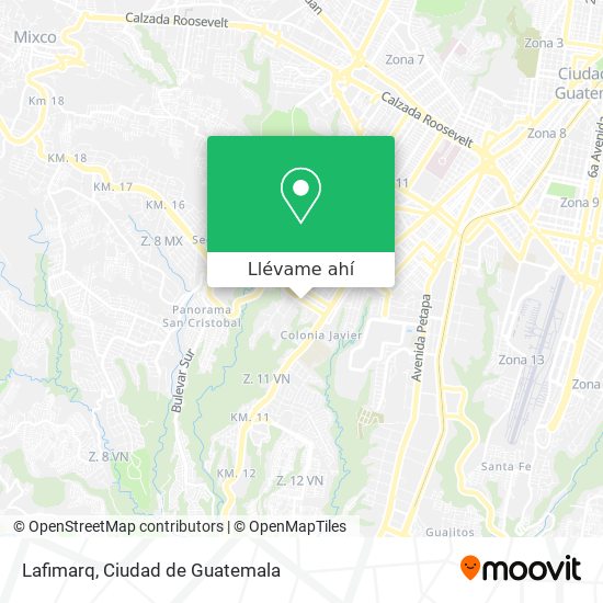 Mapa de Lafimarq