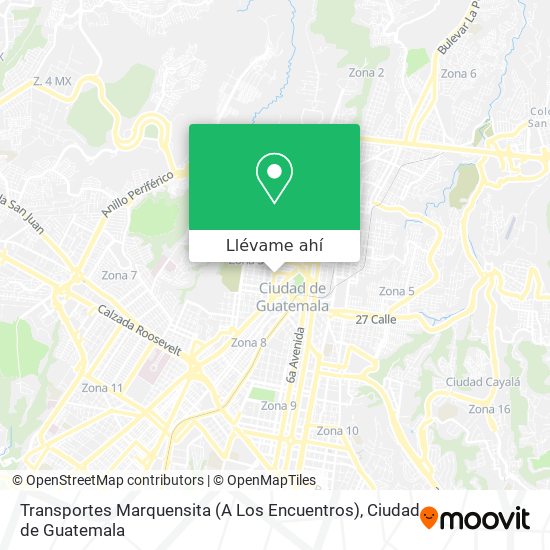 Mapa de Transportes Marquensita (A Los Encuentros)