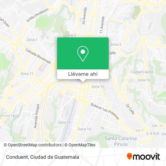 Mapa de Conduent