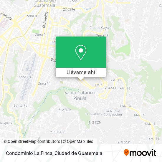 Mapa de Condominio La Finca