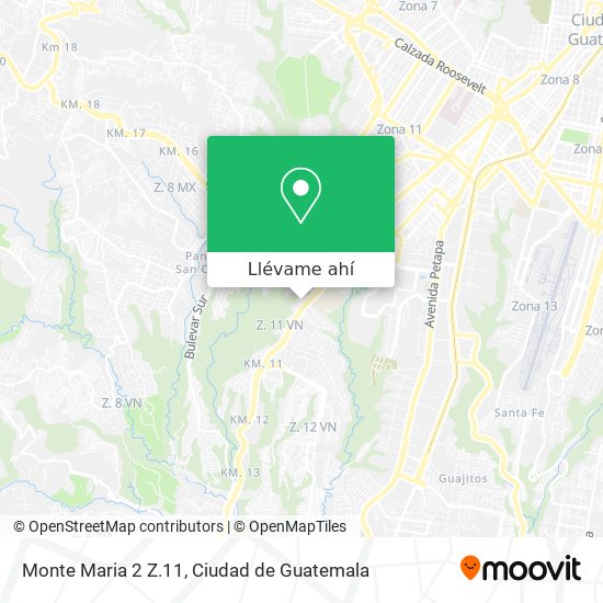 Mapa de Monte Maria 2 Z.11