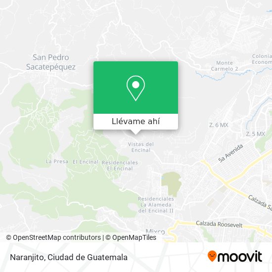 Mapa de Naranjito