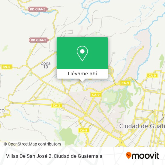Mapa de Villas De San José 2