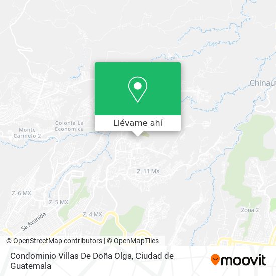 Mapa de Condominio Villas De Doña Olga