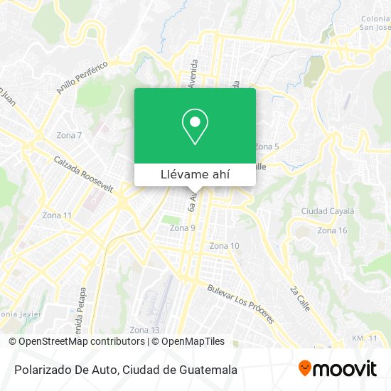 Mapa de Polarizado De Auto