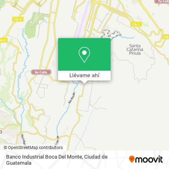 Mapa de Banco Industrial Boca Del Monte
