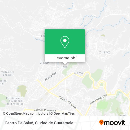 Mapa de Centro De Salud