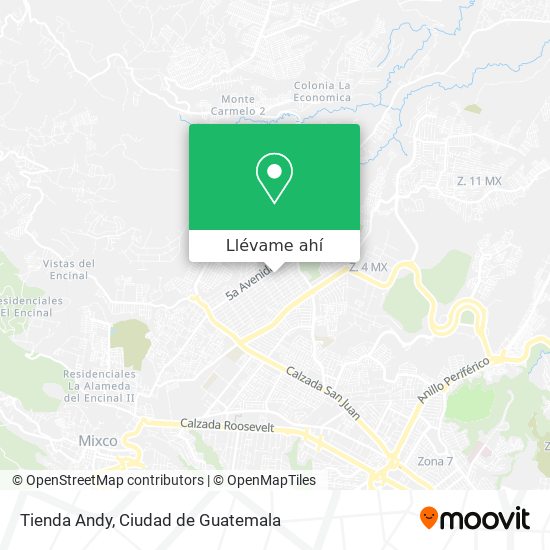 Mapa de Tienda Andy