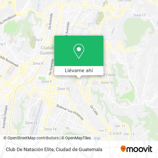 Mapa de Club De Natación Elite