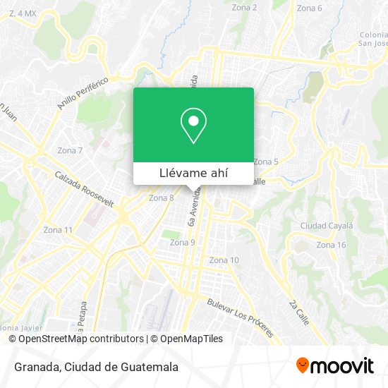 Mapa de Granada