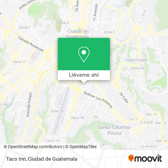 Mapa de Taco Inn