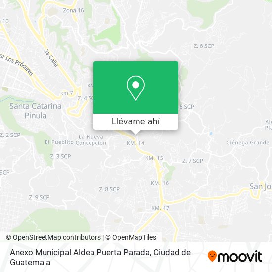 Mapa de Anexo Municipal Aldea Puerta Parada