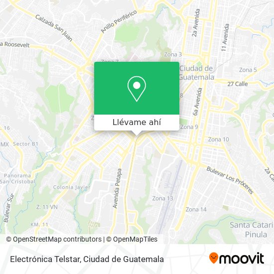 Mapa de Electrónica Telstar