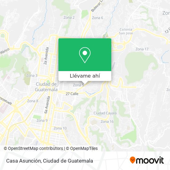 Mapa de Casa Asunción