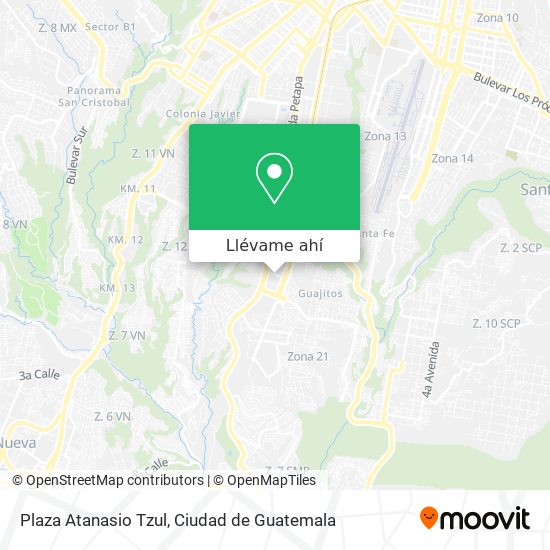 Mapa de Plaza Atanasio Tzul