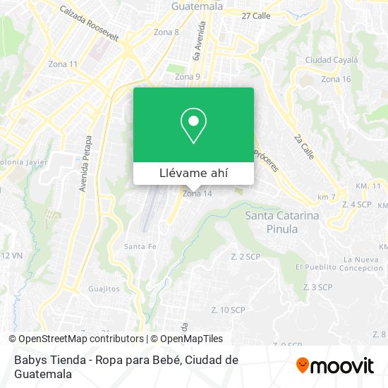 Mapa de Babys Tienda - Ropa para Bebé