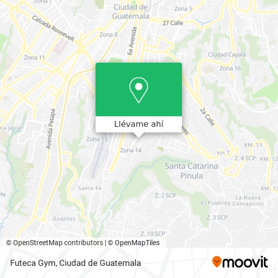 Mapa de Futeca Gym