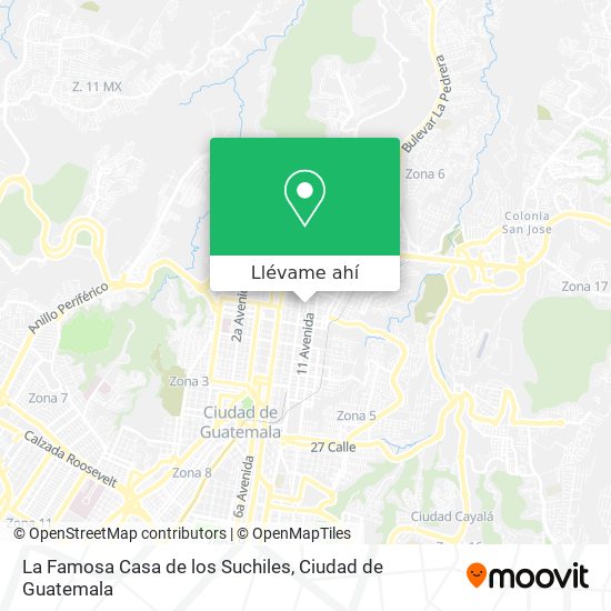 Mapa de La Famosa Casa de los Suchiles