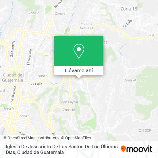 Mapa de Iglesia De Jesucristo De Los Santos De Los Últimos Días