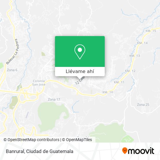 Mapa de Banrural