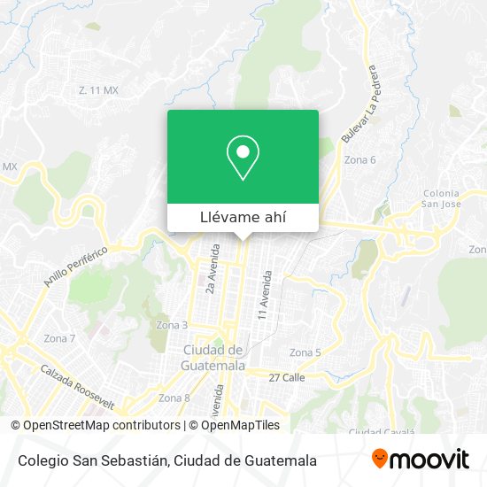 Mapa de Colegio San Sebastián