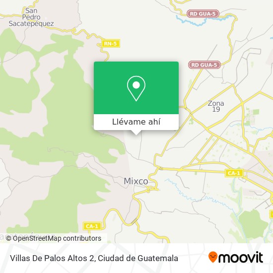 Mapa de Villas De Palos Altos 2