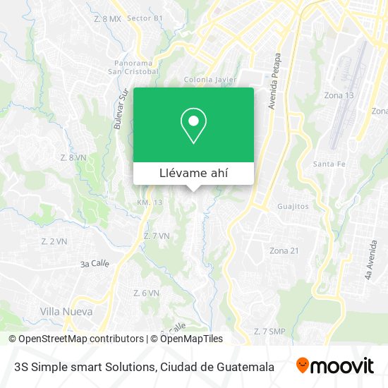 Mapa de 3S Simple smart Solutions