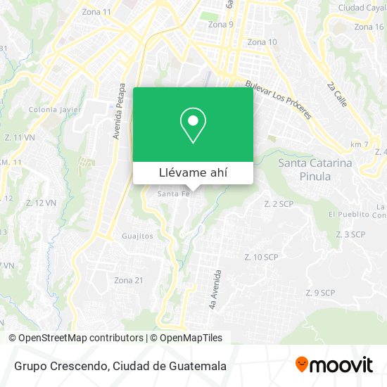 Mapa de Grupo Crescendo