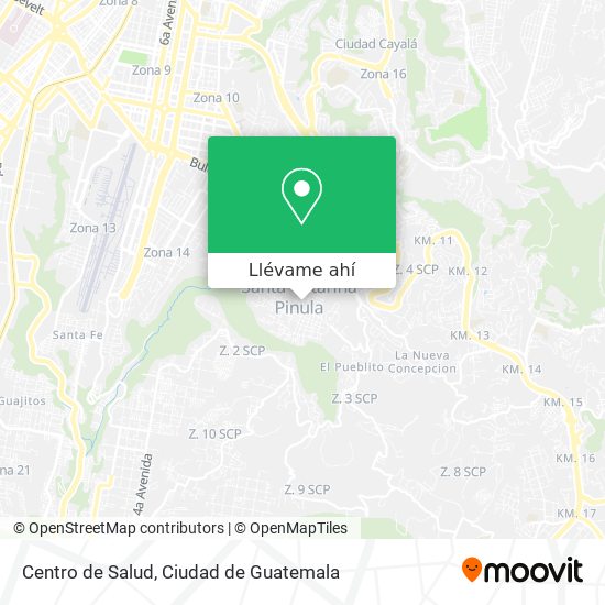 Mapa de Centro de Salud