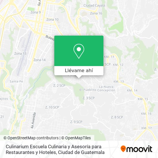 Mapa de Culinarium Escuela Culinaria y Asesoría para Restaurantes y Hoteles