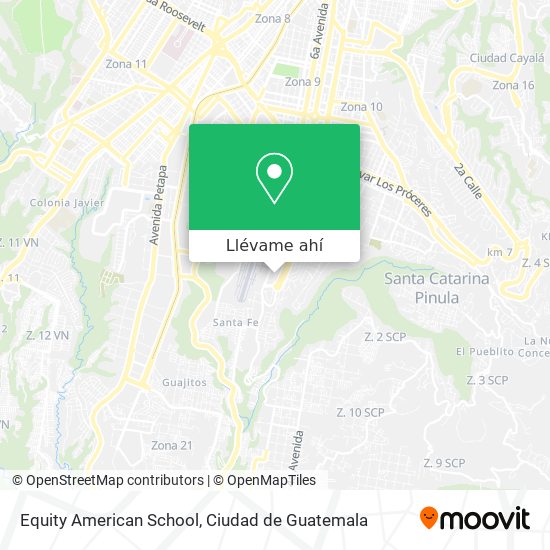 Mapa de Equity American School