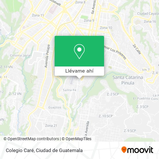 Mapa de Colegio Caré