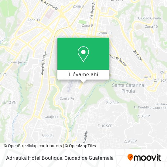 Mapa de Adriatika Hotel Boutique