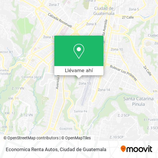 Mapa de Economica Renta Autos